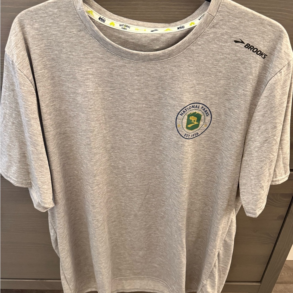 Brooks Gray National Parks T-Shirt